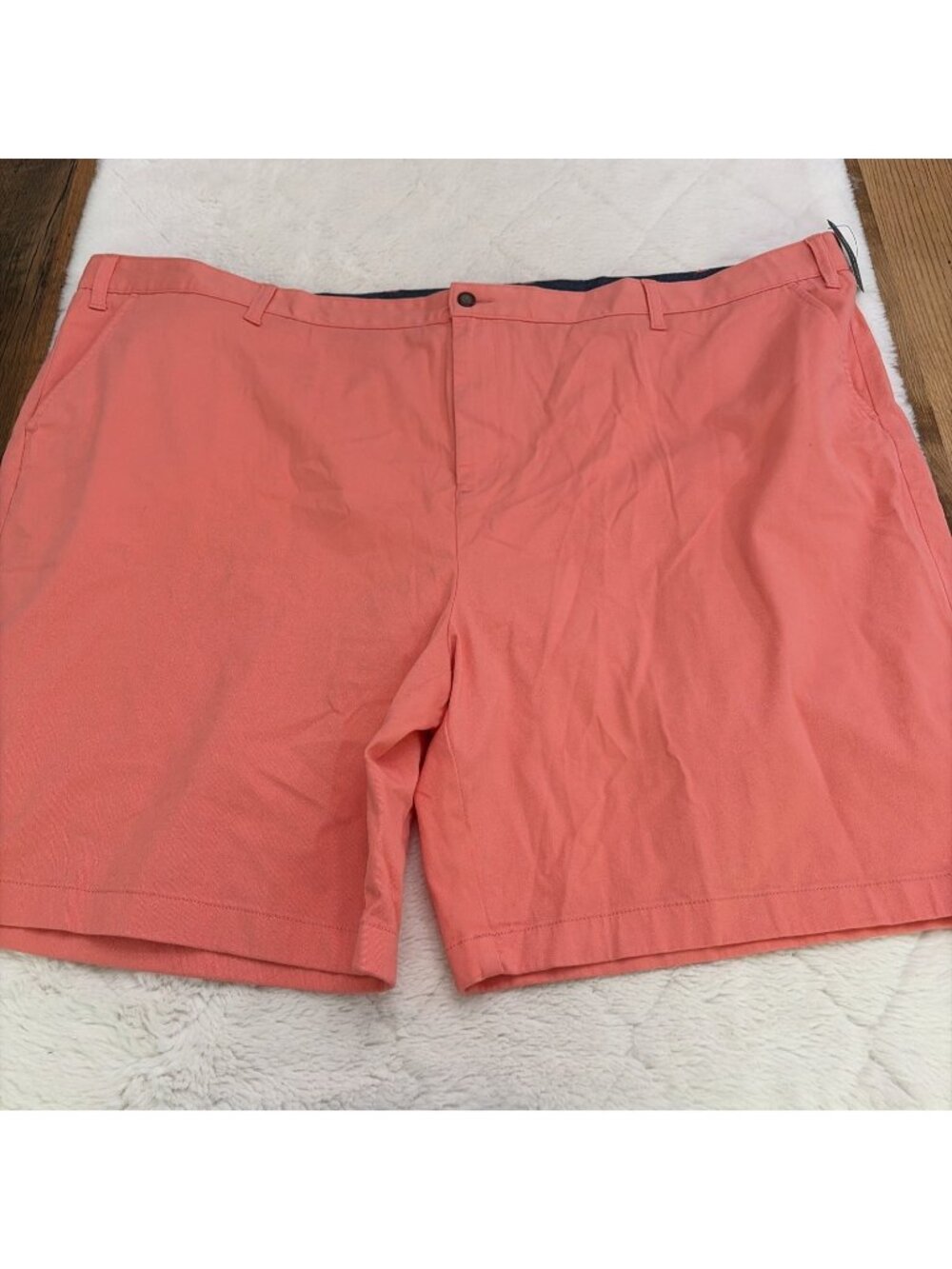 Nautica The Deck Short Stretch NWT 58 Coral Coastal Preppy
